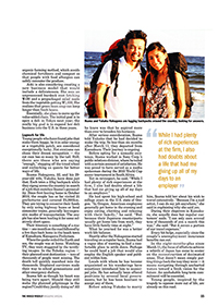 Iku, Inaka Backpacker on Nikkei Weekly